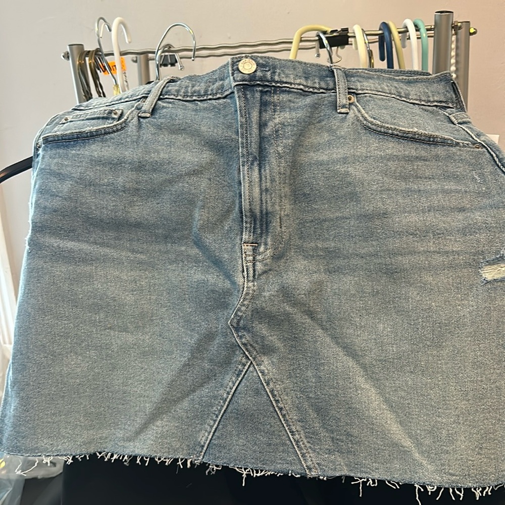 Gap mini denim skirt